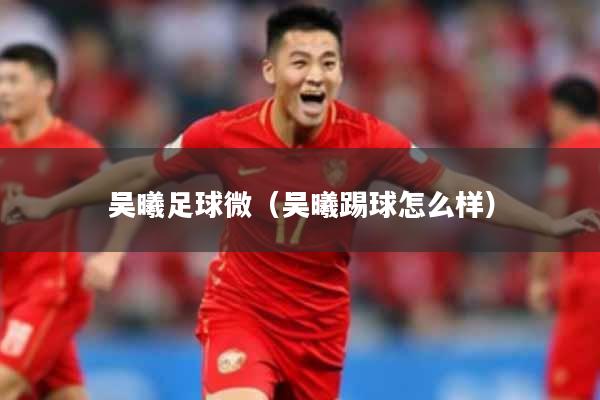 吴曦足球微（吴曦踢球怎么样）
