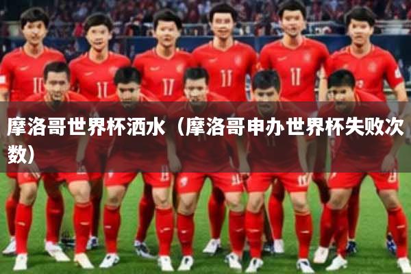 摩洛哥世界杯洒水(摩洛哥申办世界杯失败次数)