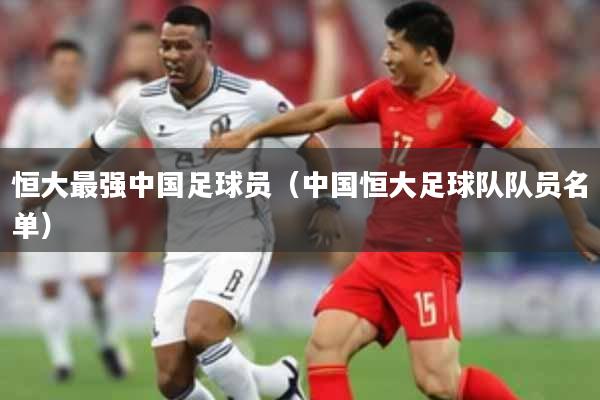 恒大最强中国足球员(中国恒大足球队队员名单)