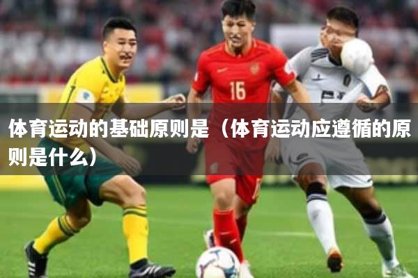 体育运动的基础原则是（体育运动应遵循的原则是什么）