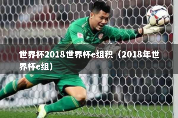 世界杯2018世界杯e组积（2018年世界杯e组）
